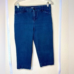St john's Bay Women's Capri Denim Jeans Blue Size 4